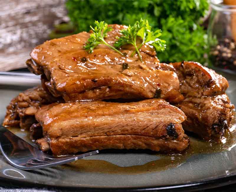 Best BBQ Spare Ribs in Duck Sauce in brooklyn