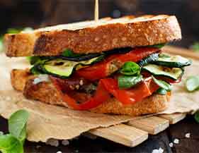 Grilled Vegetable Heroe