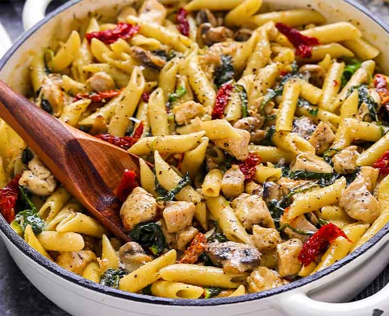 Best Penne w/ Grilled Chicken & Spinach in brooklyn