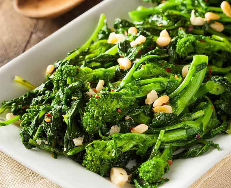 Best Sauteed Broccoli Rabe w/ Garlic & Oil in brooklyn